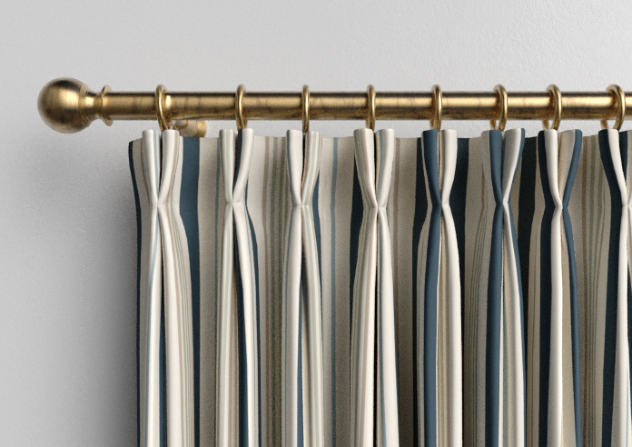 The British Stripe Co. George, Polzeath No.1 - Made to Measure Curtains - Image 10